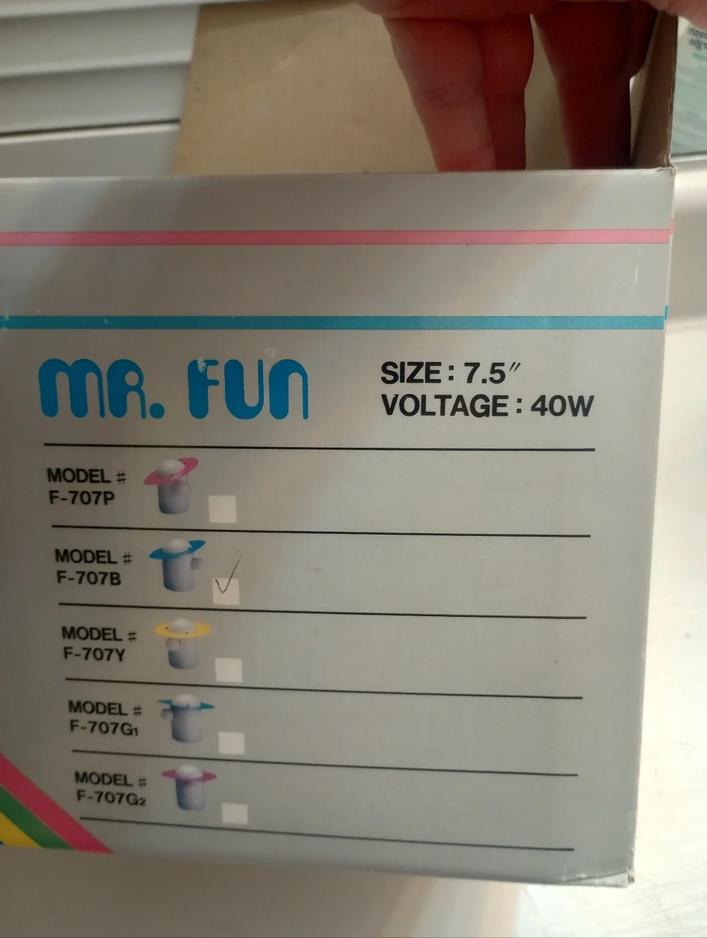 Mr. Fun Space Age Vintage Retro Lamp New In Box